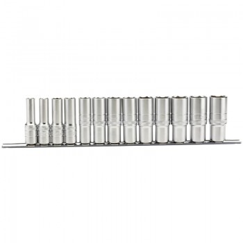 Imperial Deep Socket on a Metal Rail, 1/2&rdquo; Sq. Dr. (13 Piece)