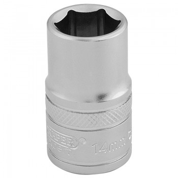6 Point Metric Socket, 1/2” Sq. Dr., 14mm 6 Point Metric Socket, 1/2” Sq. Dr., 14mm