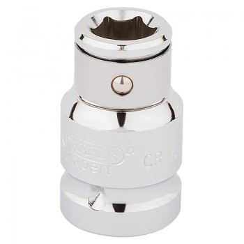 Screwdriver Bit Holding Socket, 1/2&rdquo; Sq. Dr. x 10mm Hexagon