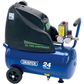 Direct Drive Oil Free Air Compressor, 24L, 1.1kW