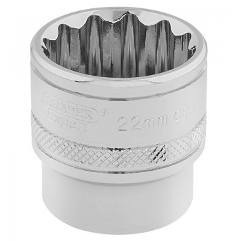 HI-TORQ® 12 Point Socket, 3/8&rdquo; Sq. Dr., 22mm