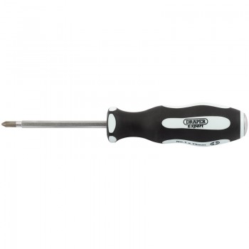 ’Pound Thru’ Cross Slot Soft Grip Screwdriver, No.3 x 150mm ’Pound Thru’ Cross Slot Soft Grip Screwdriver, No.3 x 150mm