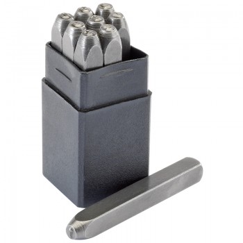 0 - 9 Number Stamp Set, 1/8&rdquo;