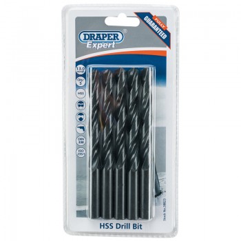 HSS Drill Bit, 13.0mm (Pack of 5)