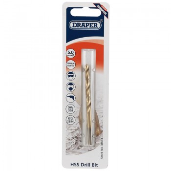 HSS Titanium Drill Bit, 5.0mm