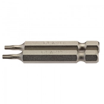 Draper TX-STAR® Insert Bit, 1/4&rdquo; Hex, 50mm Long, T9 (Pack of 2)