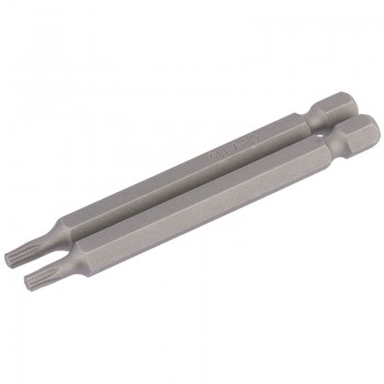 Draper TX-STAR® Insert Bit, 1/4&rdquo; Hex, 75mm Long, T15 (Pack of 2)