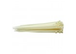 Cable Ties, 4.8 x 200mm, White (Pack of 100)