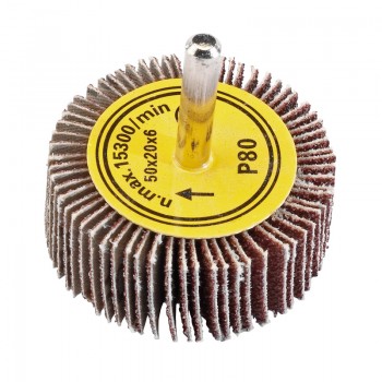 Abrasive Flap Wheel, 50 x 20mm, 80 Grit