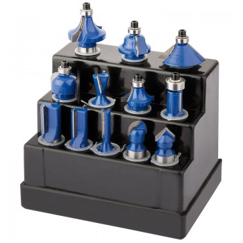 TCT Router Bit Set, 1/2&rdquo; (12 Piece)