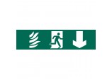 Running Man Arrow Down