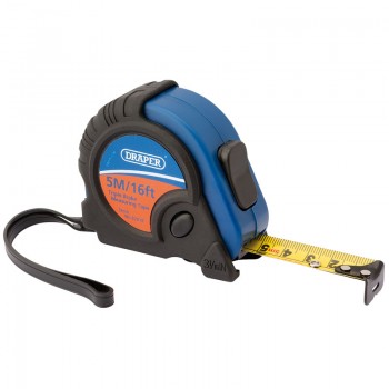 Soft Grip Measuring Tape, 5m/16ft x 19mm