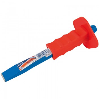 Octagonal Shank Cold Chisel with Hand Guard, 25 x 250mm (Sold Loose)