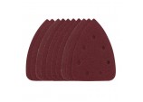 Detail Sanding Sheets with Hook and Loop, 140mm, 80 Grit, SSD6 (Pack of 10)