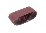 Cloth Sanding Belt, 75 x 457mm, Assorted Grit (Pack of 5)